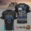 Indianapolis Colts Skull Old Trucker Forever Fan T Shirt - Limotees LLC