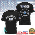 Indianapolis Colts Teacher Appreciation Night Teach Love Inspire Tshirt - Limotees LLC