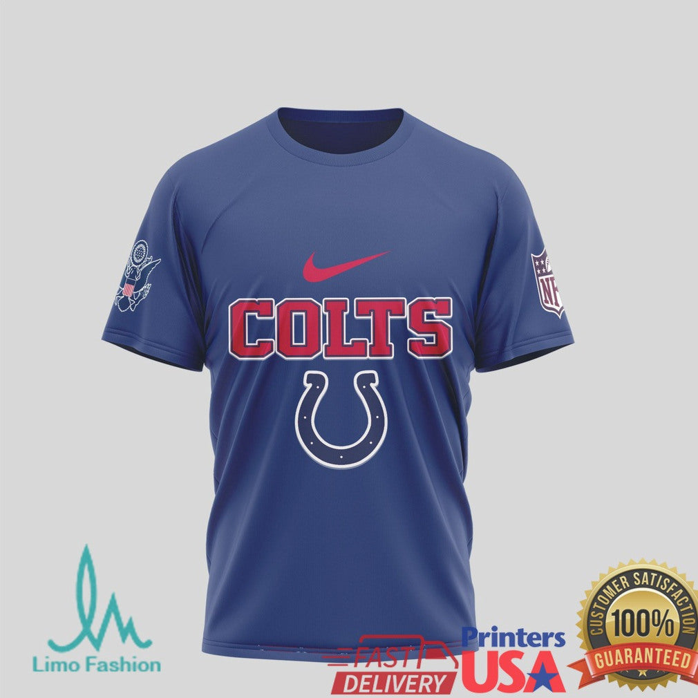 Indianapolis Colts United States Coast Guard Military Appreciation T Shirt - Limotees LLC