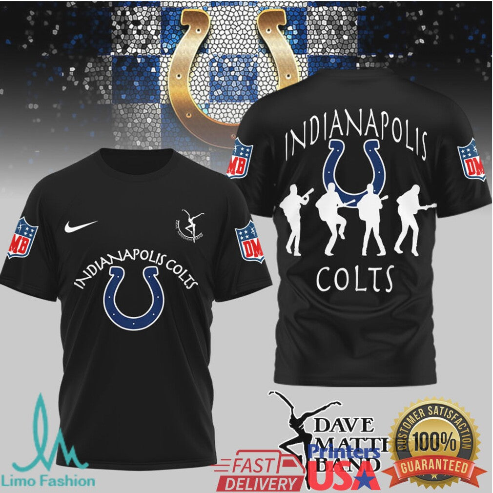 Indianapolis Colts x Dave Matthews Band Dancing Nancies Mashup T Shirt - Limotees LLC