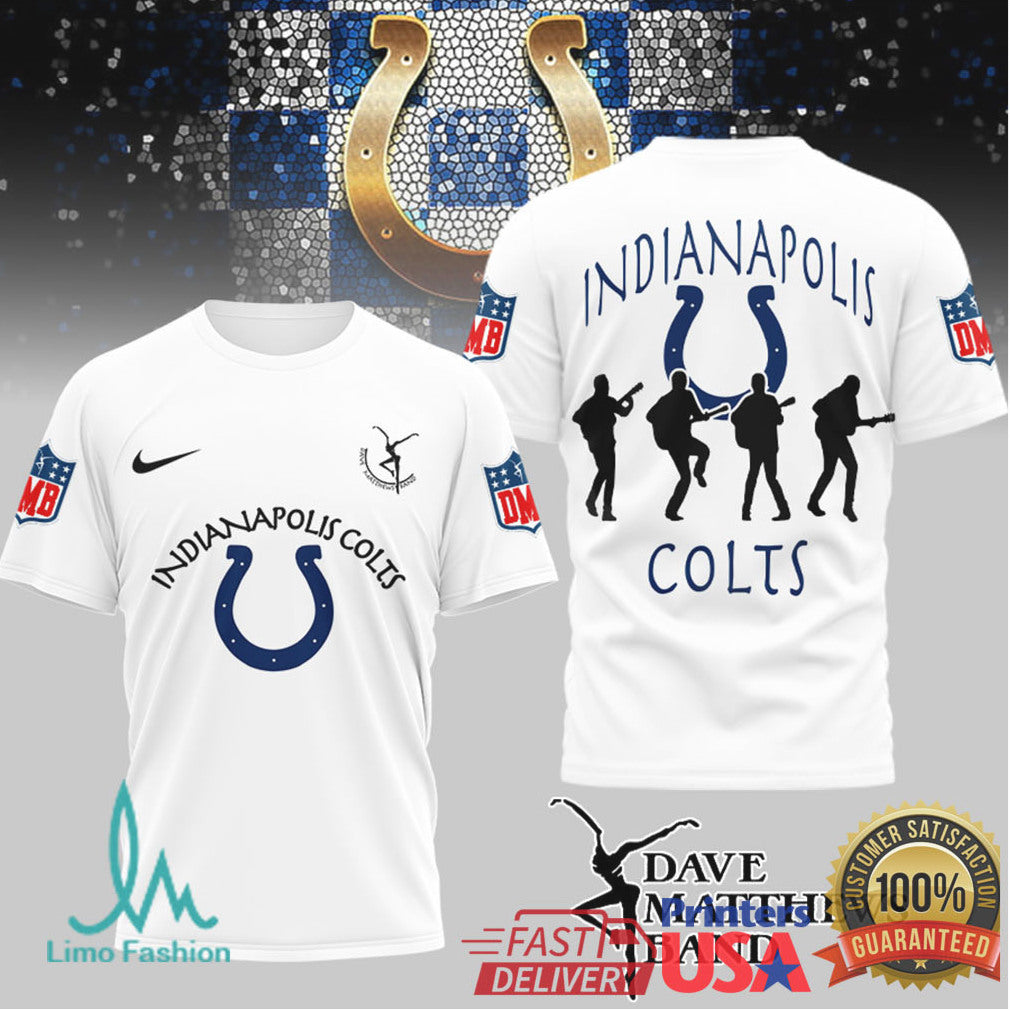 Indianapolis Colts x Dave Matthews Band Dancing Nancies Mashup T Shirt - Limotees LLC