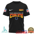 Indianapolis Colts x KISS Rock Band Vintage Graphic NFL T Shirt - Limotees LLC