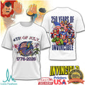 Invincible 250 Years of Freedom 4th of July 1776 2026 T Shirt