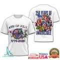 Invincible 4th of July 1776 2026 T Shirt 250 Years of Invincible Patriotic T Shirt - Limotees LLC