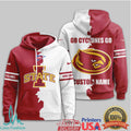 Iowa State Cyclones Go Cyclones Go Custom Name Two Tone T Shirt - Limotees LLC