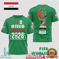 Iraq FIFA World Cup 2026 Support T Shirt National Team Football Apparel - Limotees LLC