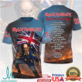Iron Maiden Run For Your Lives 2026 World Tour Trooper Fans Men T Shirt - Limotees LLC