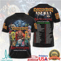 Iron Maiden Run For Your Lives World Tour 2026 Band Members Photo Vintage Men Fans T Shirt