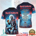 Iron Maiden Run For Your Lives World Tour 2026 Eddie Pub Retro Fans T Shirt - Limotees LLC