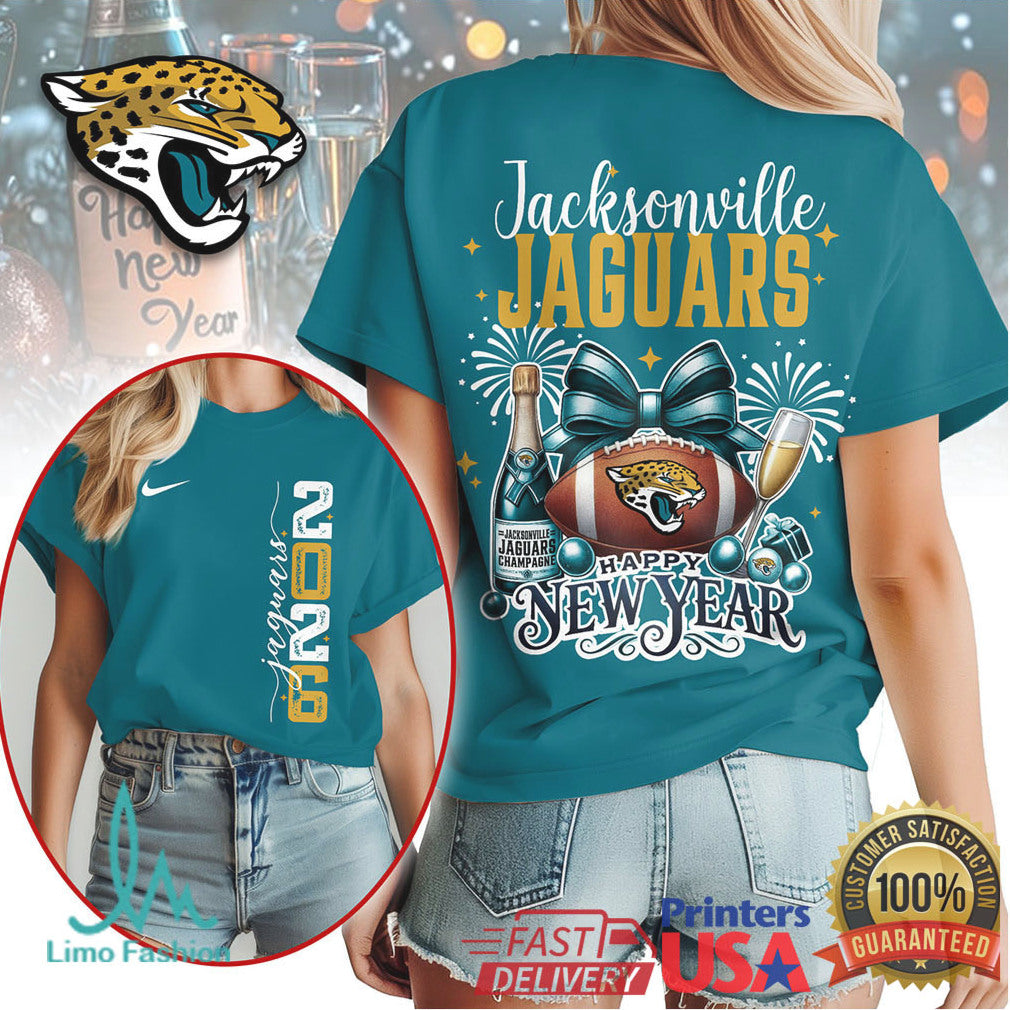 Jacksonville Jaguars 2026 New Year Celebration Women's T Shirt - Limotees LLC