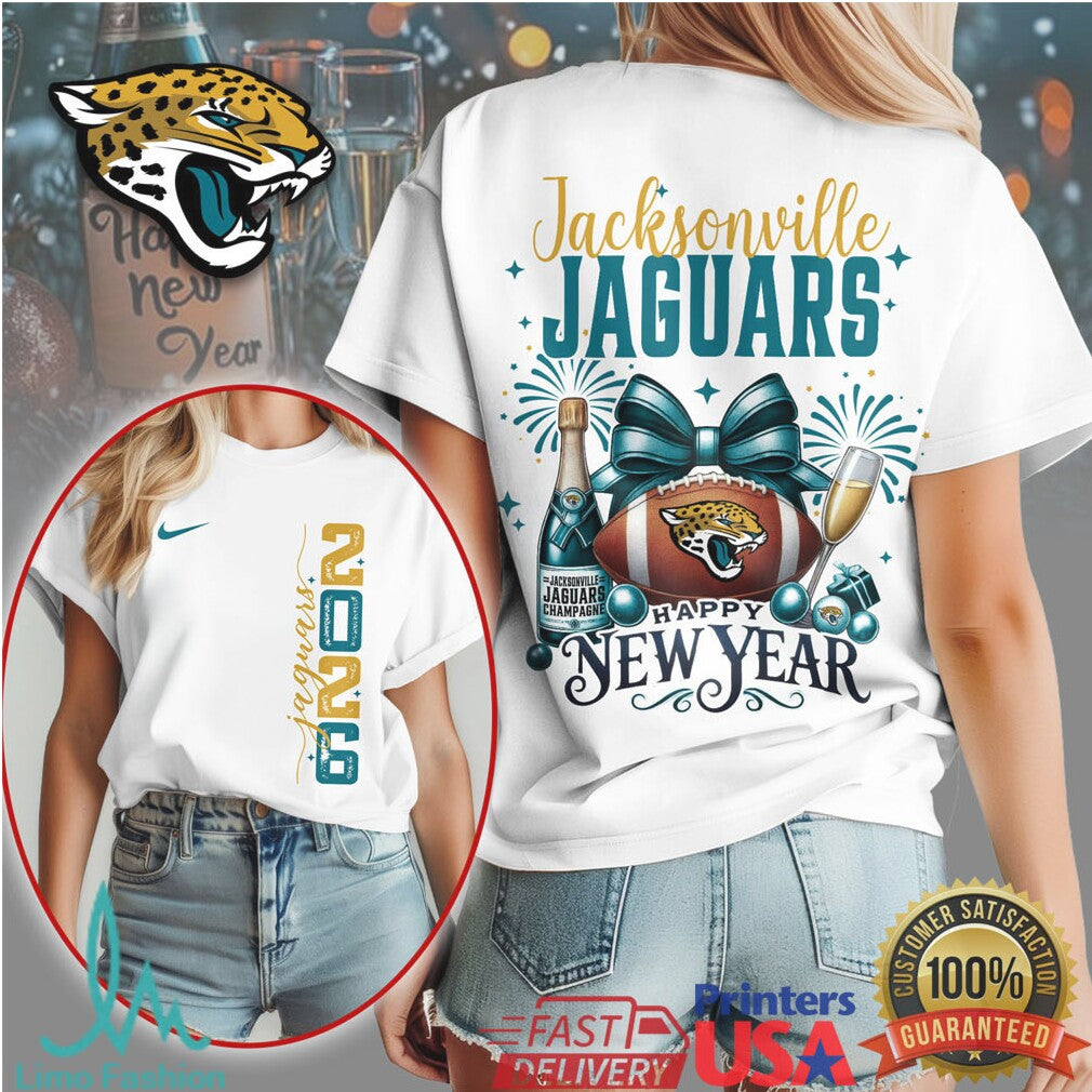 Jacksonville Jaguars 2026 New Year Celebration Women's T Shirt - Limotees LLC