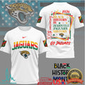 Jacksonville Jaguars Black History Month 100th Anniversary NFL T Shirt - Limotees LLC