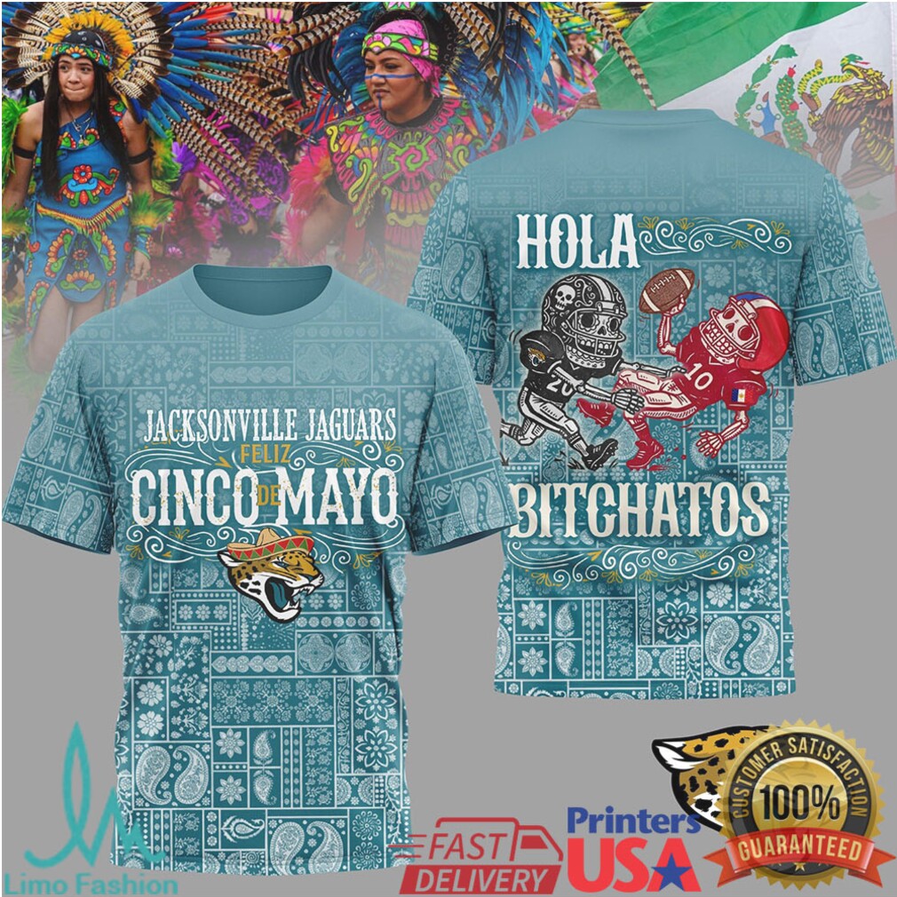 Jacksonville Jaguars Cinco De Mayo Football T Shirt Mexican Celebration Apparel