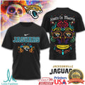 Jacksonville Jaguars Hasta La Muerte Sugar Skull Day of the Dead T Shirt - Limotees LLC