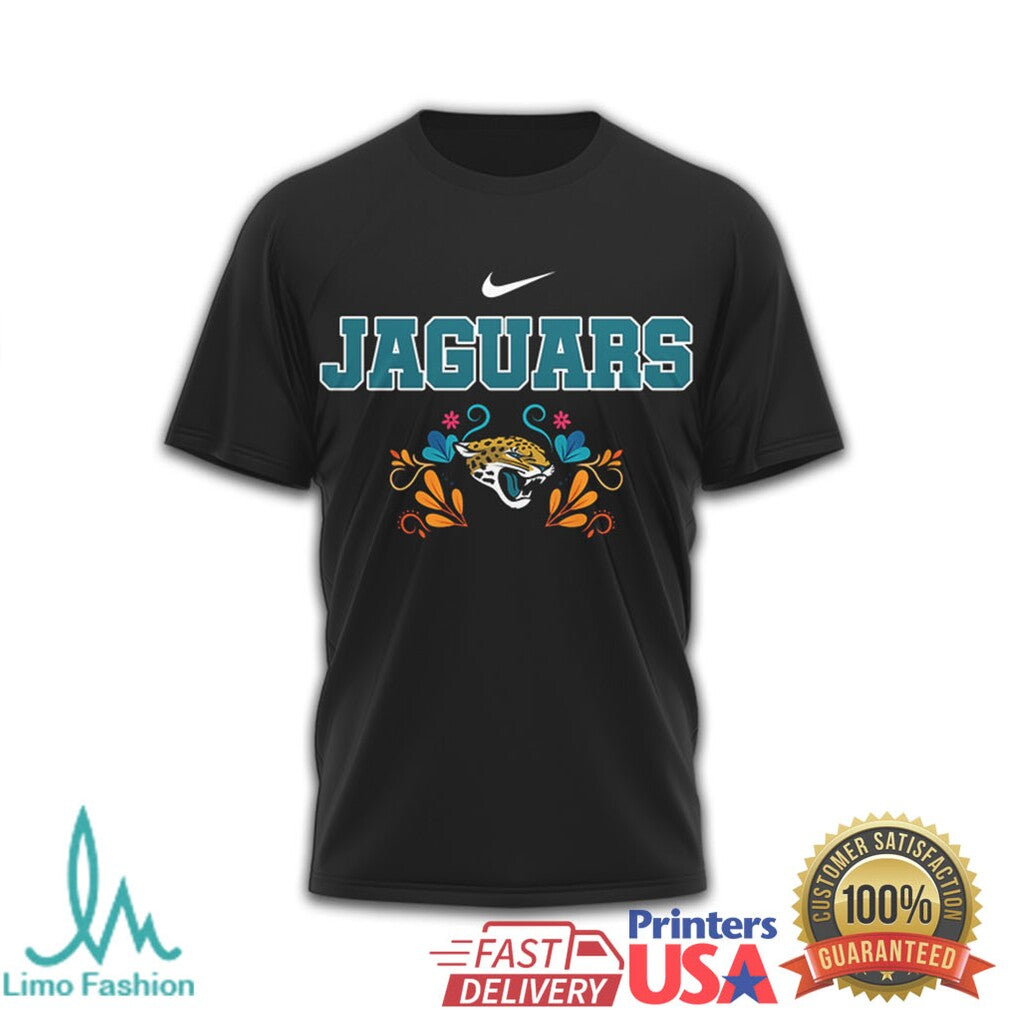 Jacksonville Jaguars Hasta La Muerte Sugar Skull Day of the Dead T Shirt - Limotees LLC