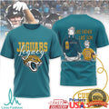 Jacksonville Jaguars Legacy T Shirt Custom Name & Number Football Gear - Limotees LLC