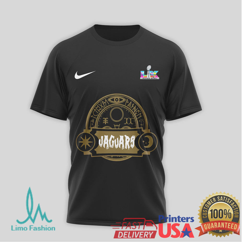 Jacksonville Jaguars Straight Outta Hell Graphic Football T Shirt - Limotees LLC