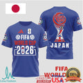 Japan FIFA World Cup 2026 Fan Tribute T Shirt - Limotees LLC