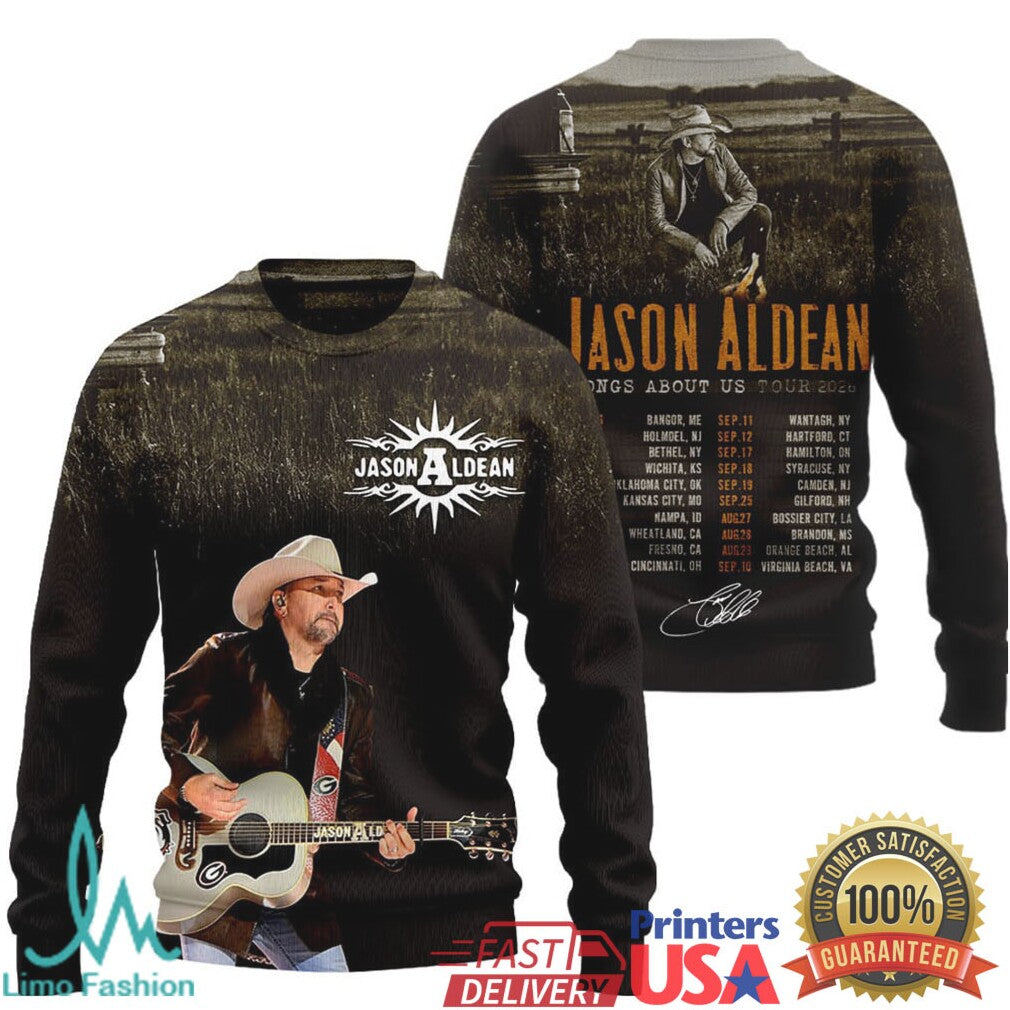Jason Aldean Songs About Us Tour 2026 Full Throttle Apparel - Limotees LLC