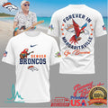 Jimmy Buffett Forever In Margaritaville Denver Broncos Beach Style Tee - Limotees LLC
