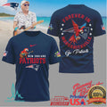 Jimmy Buffett Forever In Margaritaville New England Patriots Fan T Shirt - Limotees LLC