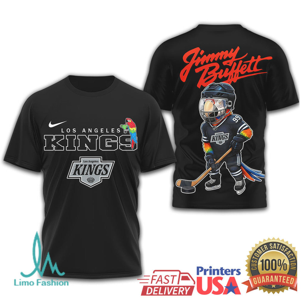 Jimmy Buffett LA Kings Parrot Head Hockey T Shirt - Limotees LLC
