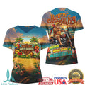 Jimmy Buffett Margaritaville Harley Davidson Tropical Summer All Over Print T Shirt - Limotees LLC