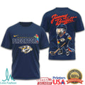 Jimmy Buffett Nashville Predators Parrot Head Hockey T Shirt - Limotees LLC
