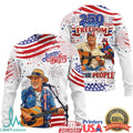 Jimmy Buffett We The People 250th Anniversary Freedom Flag All Over Print Shirt - Limotees LLC