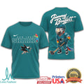 Jimmy Buffett x San Jose Sharks Parrot Head Hockey T Shirt - Limotees LLC