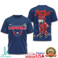 Jimmy Buffett x Washington Capitals Parrot Head Hockey T Shirt - Limotees LLC