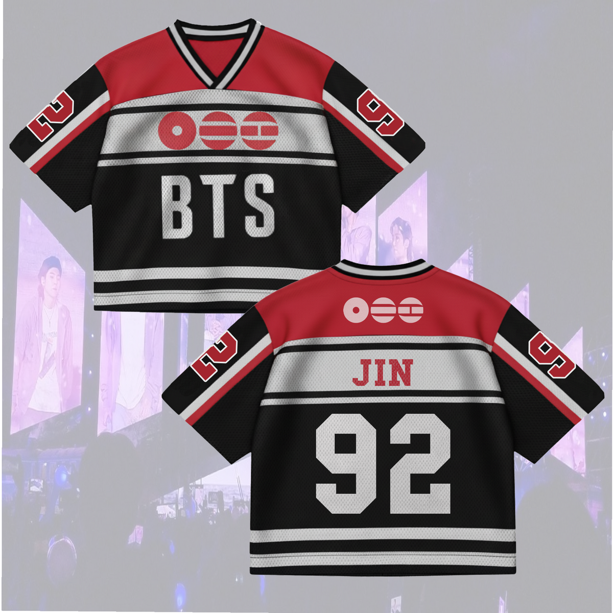 New 2026 World Tour BTS Mixed Mesh Jersey Gift For Fans