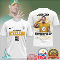 John Cena x Pittsburgh ST Shirtlers “Never Give Up” Graphic T Shirt - Limotees LLC