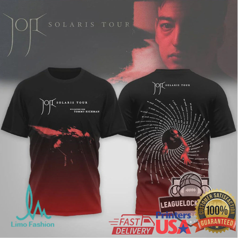 Joji “Solaris Tour” 2026 feat. Tommy Richman Gradient Graphic T Shirt - Limotees LLC