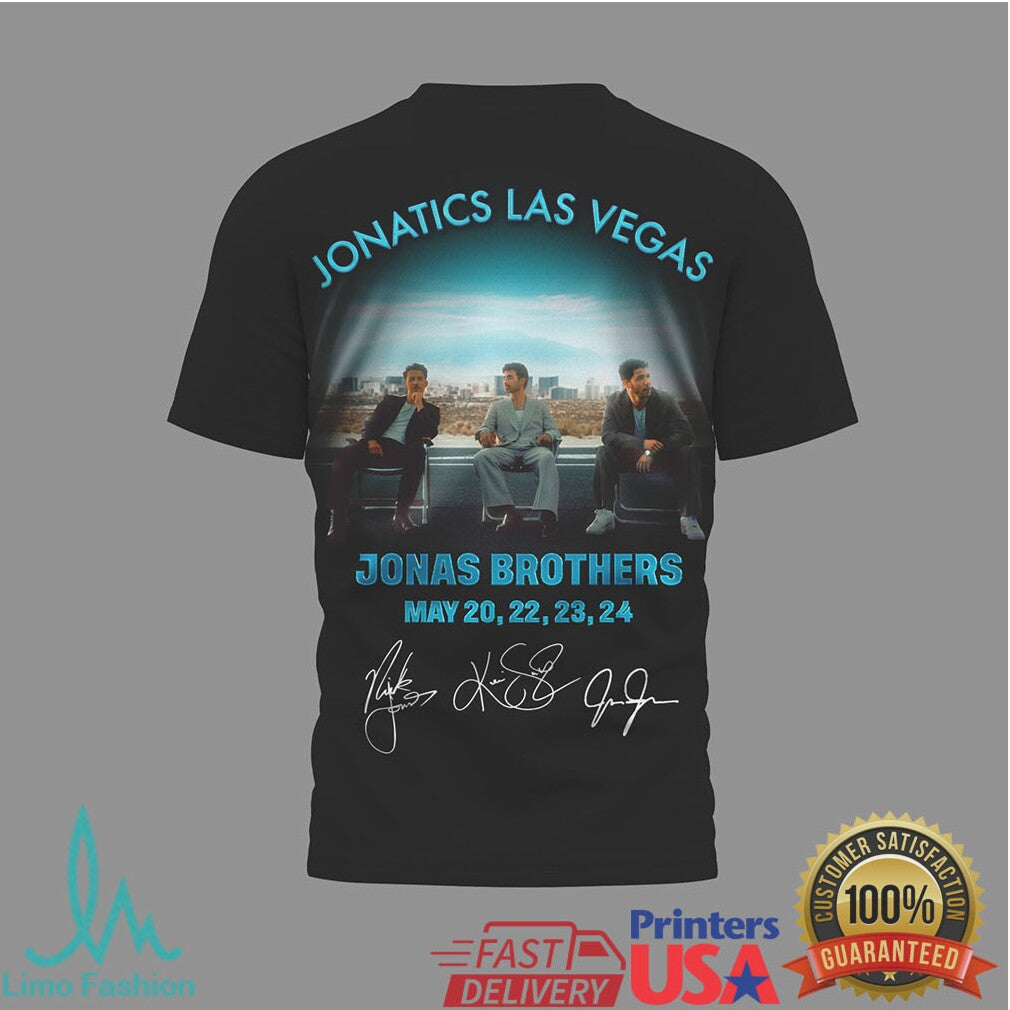 Jonas Brothers Las Vegas 2026 Jonatics Residency Commemorative T Shirt - Limotees LLC
