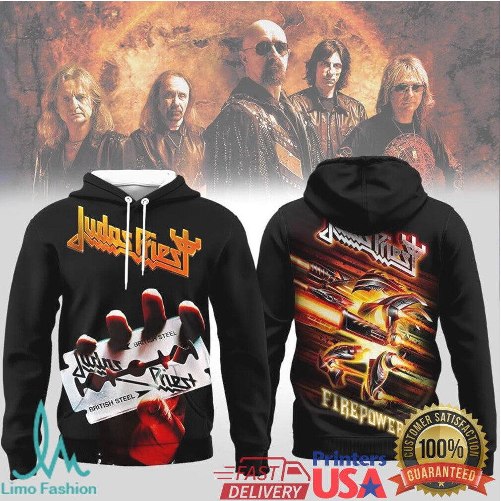Judas Priest Firepower British ST Shirtl Metal Band T Shirt - Limotees LLC