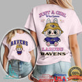 Just A Girl Who Loves Labubu and Baltimore Ravens NFL T Shirt