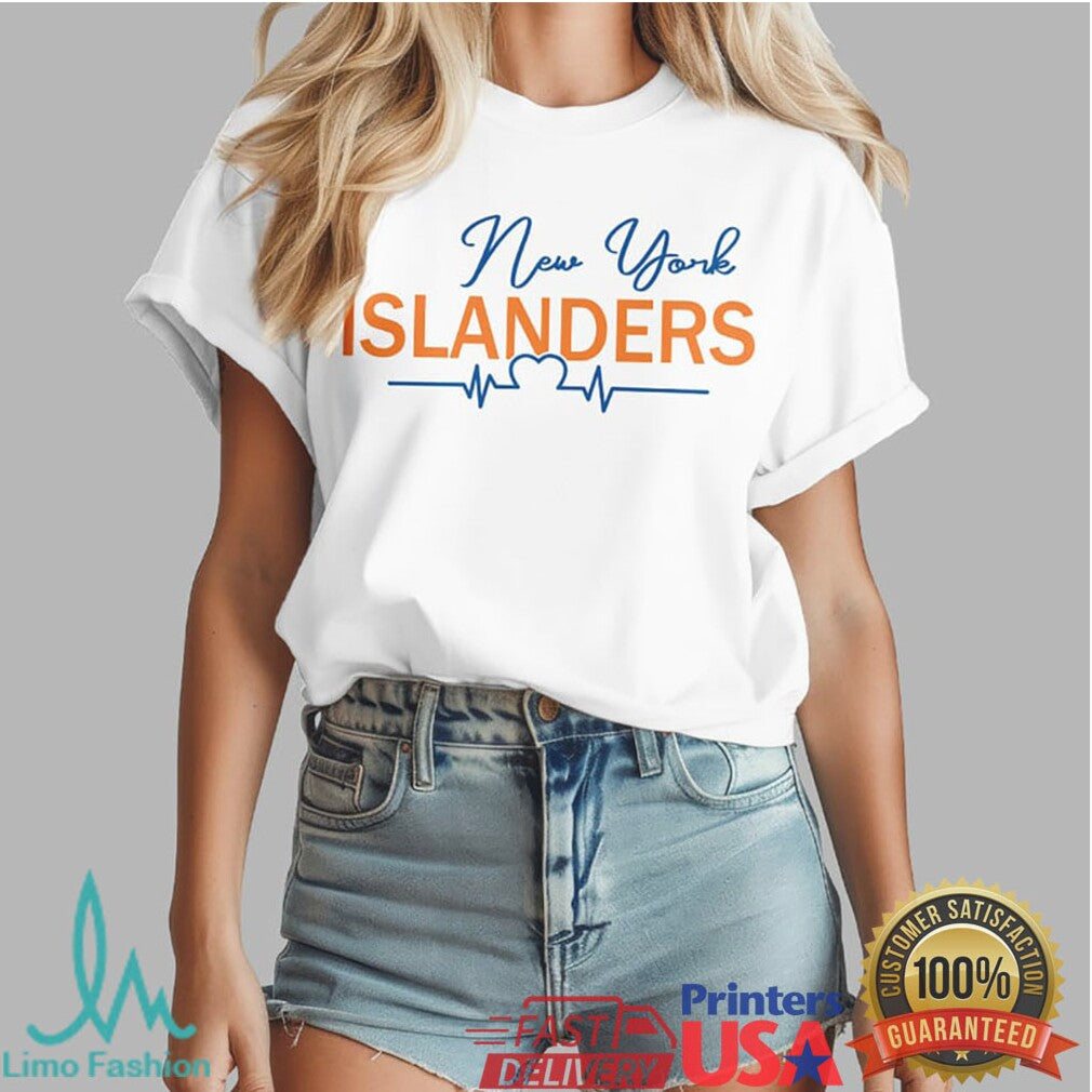 Just A Nurse Who Loves New York Islanders Hockey Fan T Shirt - Limotees LLC