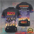 KISS Destroyer 50th Anniversary Album Cover Art Rock Band Merchandise T Shirt