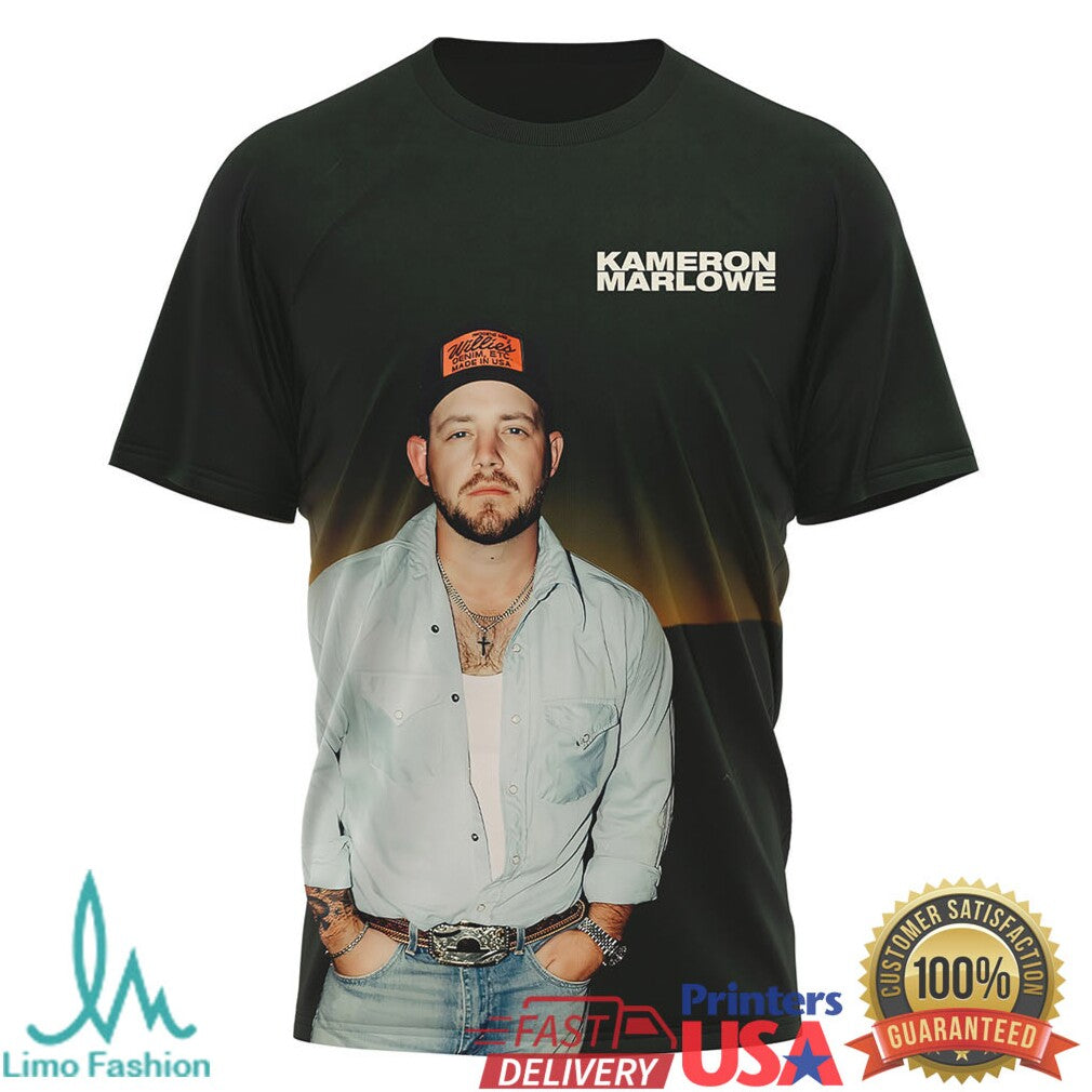 Kameron Marlowe Live On Tour 2026 Country Music Concert Event T Shirt - Limotees LLC