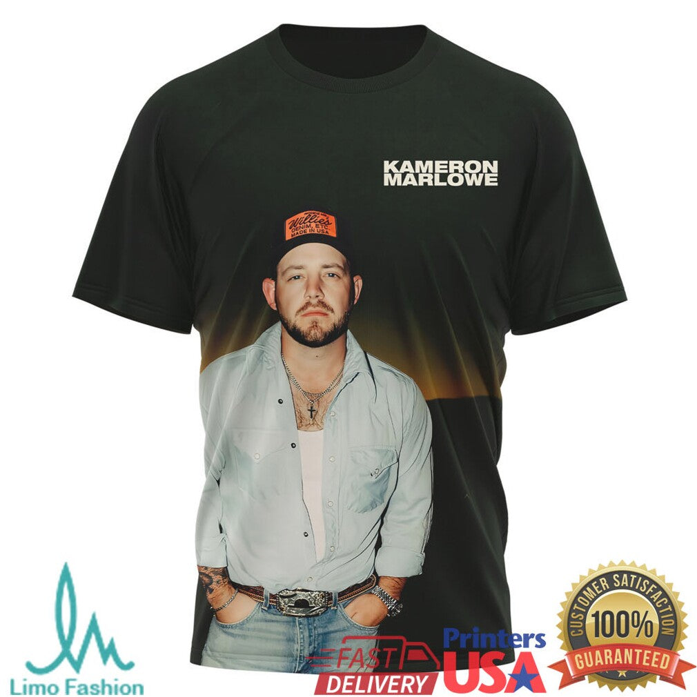 Kameron Marlowe Official Tour 2026 Merchandise Portrait T Shirt - Limotees LLC