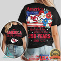Kansas City Chiefs America 250 Years God Shed His Grace Shirt