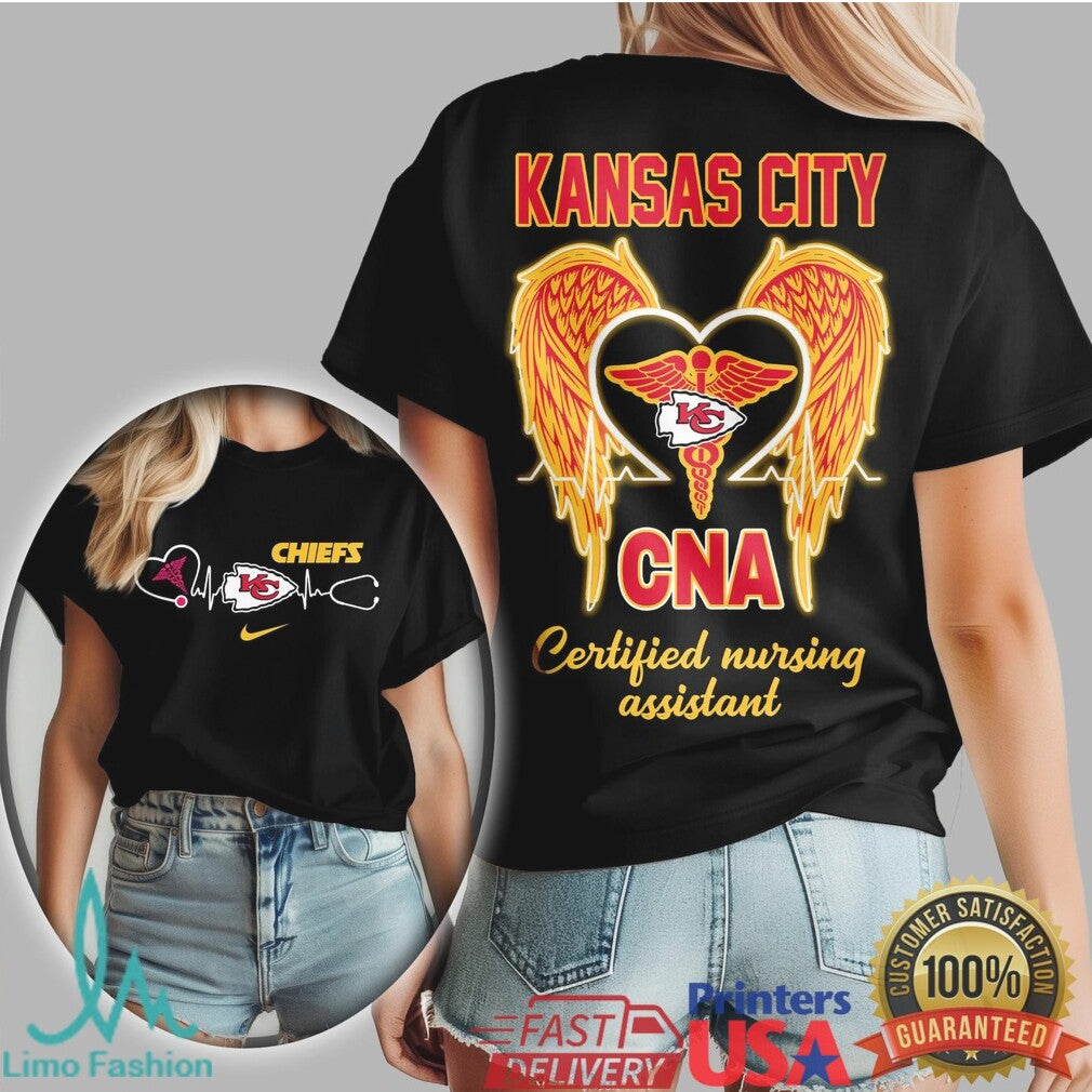 Kansas City Chiefs CNA T Shirt Certified Nursing Assistant Football Fan T Shirt - Limotees LLC