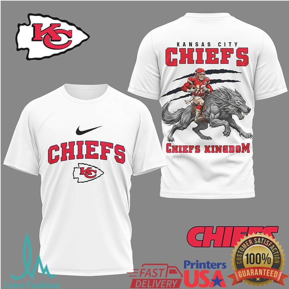 Kansas City Chiefs Chiefs Kingdom Wolf Rider T Shirt