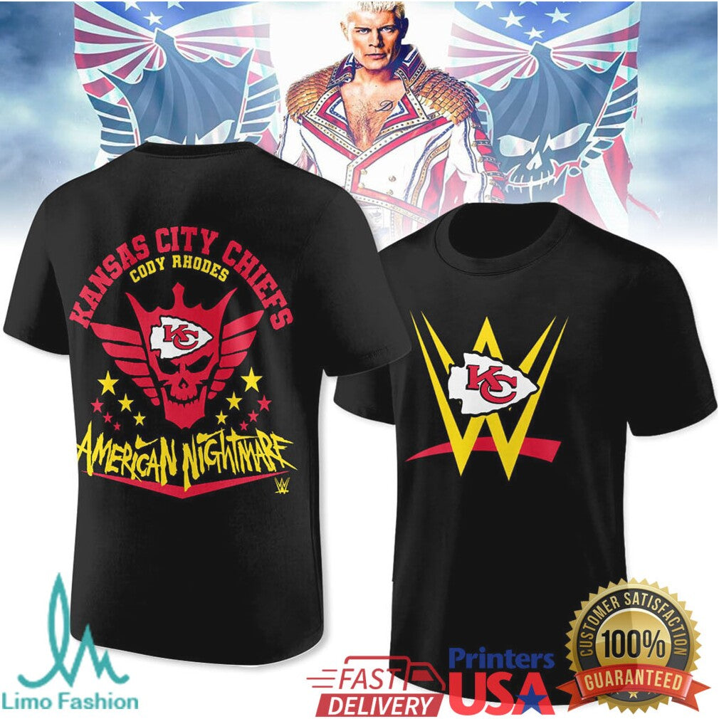 Kansas City Chiefs Cody Rhodes American Nightmare T Shirt - Limotees LLC