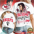 Kansas City Chiefs Elvis Presley TCB The King Game Day T Shirt - Limotees LLC