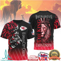 Kansas City Chiefs Hakuna Matata The King Chiefs Kingdom Red 3D T Shirt - Limotees LLC