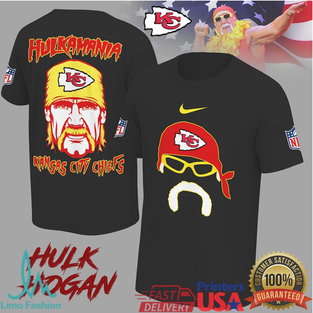 Kansas City Chiefs Hulk Hogan Hulkamania World Champion Fan Tee - Limotees LLC