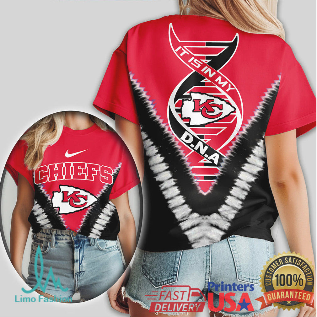 Kansas City Chiefs It Is In My DNA Championship Fan Graphic T Shirt - Limotees LLC