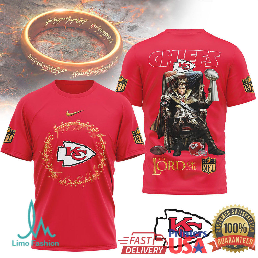 Kansas City Chiefs Lord Of The Nfl King Design Tshirt - Limotees LLC
